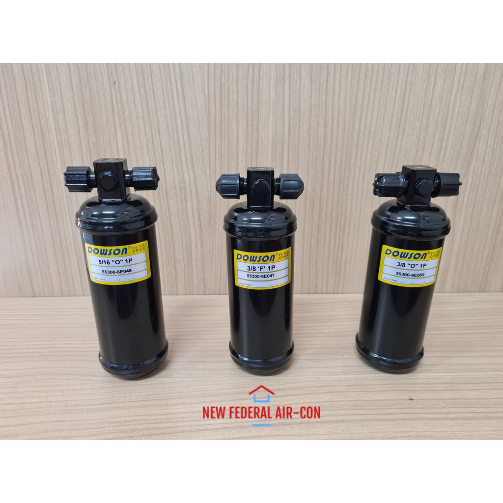 UNIVERSAL RECEIVER DRIER CARRY WITH PLUG 3/8" (FLARE), 3/8" (ORING