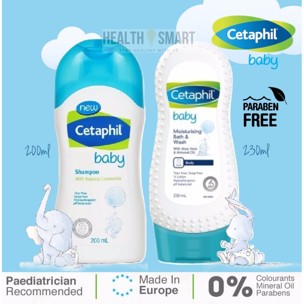 Cetaphil Baby Care Set (Moisturising Bath & Wash+Shampoo) Shopee Malaysia