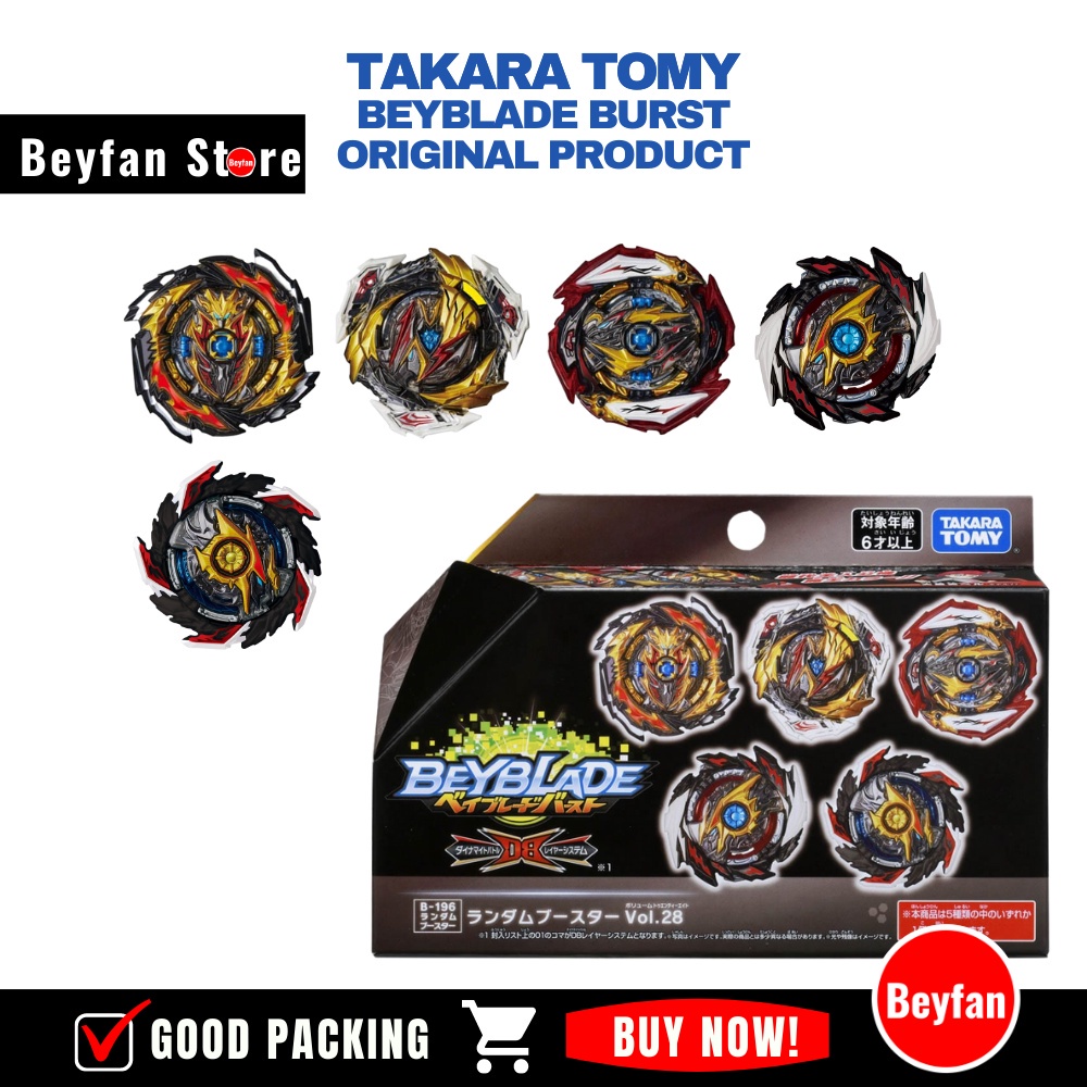 Takara Tomy Beyblade Burst B-196 Random Booster Vol. 28 Full Set ...