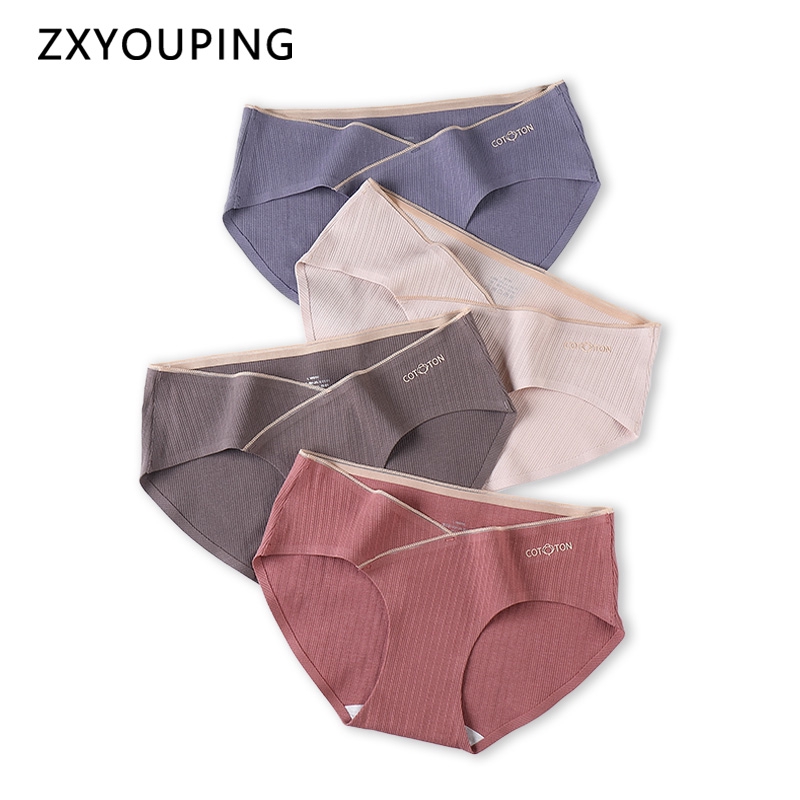 Soft Cotton Briefs Women Vshaped Pregnant Underwear Maternity Panties