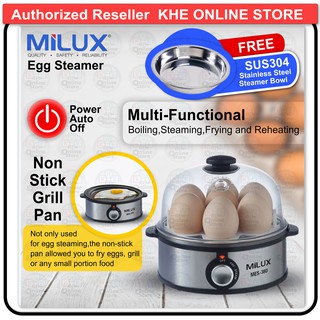 Milux Egg Steamer - Wholesaler Malaysia - Milux Sales & Service