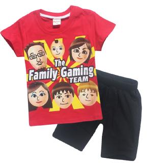 Cotton Roblox Fgteev Children Big Virgin Suit Short Sleeved T - fgteev old roblox skin