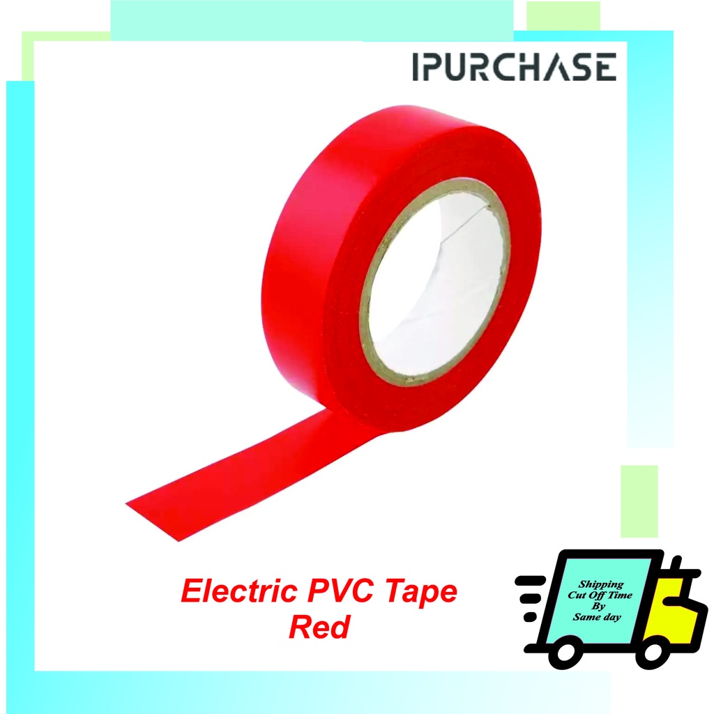 Electrical Wire Insulating PVC Tape Roll (Red) | Shopee Malaysia