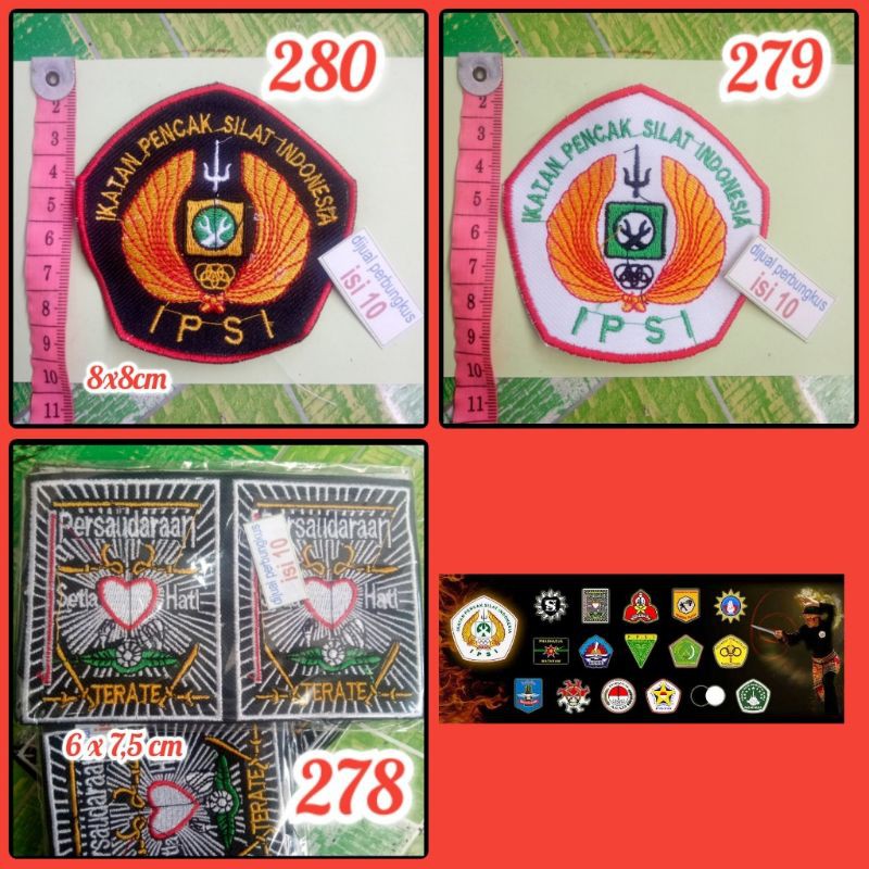 Embroidery Logo Spotting Silat Per10 Shopee Malaysia