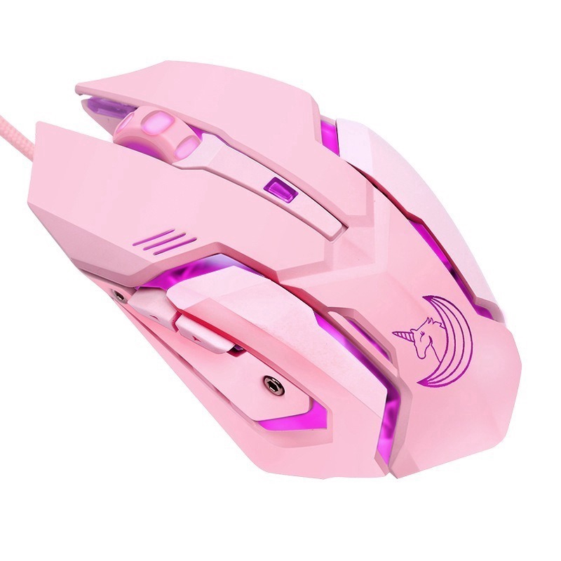 Gaming Mouse Optical Wired Computer Mouse Anime Cartoon Cute Sailor Moon  Colorful Backlit Pink Gamer Mice For Girl PC Mac Laptop | Shopee Malaysia