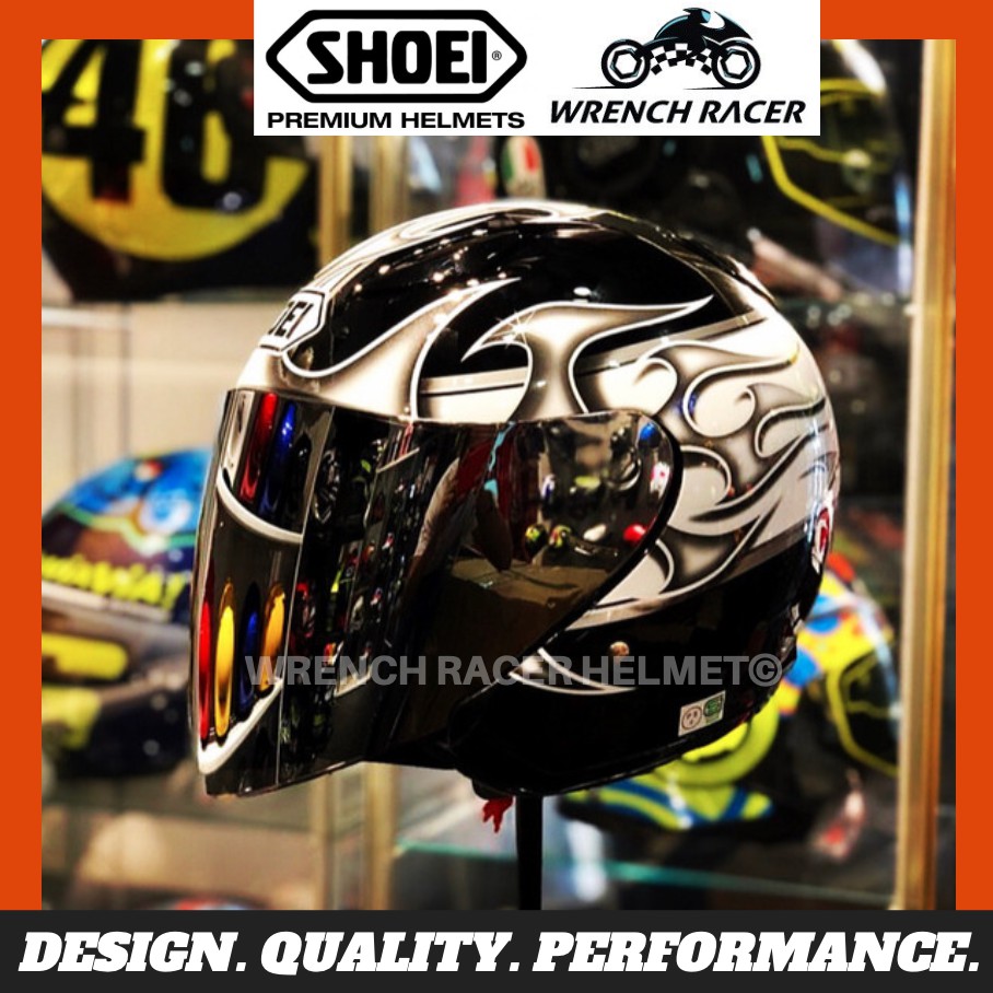 Helmet SHOEI JSTREAM Flest / Visor SHOEI CJ1 (1 to 1) Shopee Malaysia