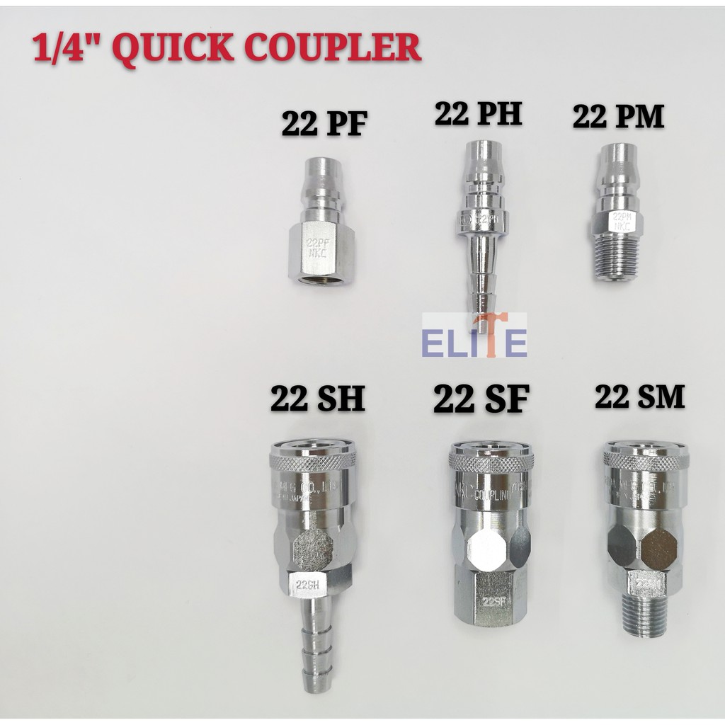 NKC 1/4" AIR QUICK COUPLER / AIR COUPLING (MADE IN JAPAN) Shopee Malaysia