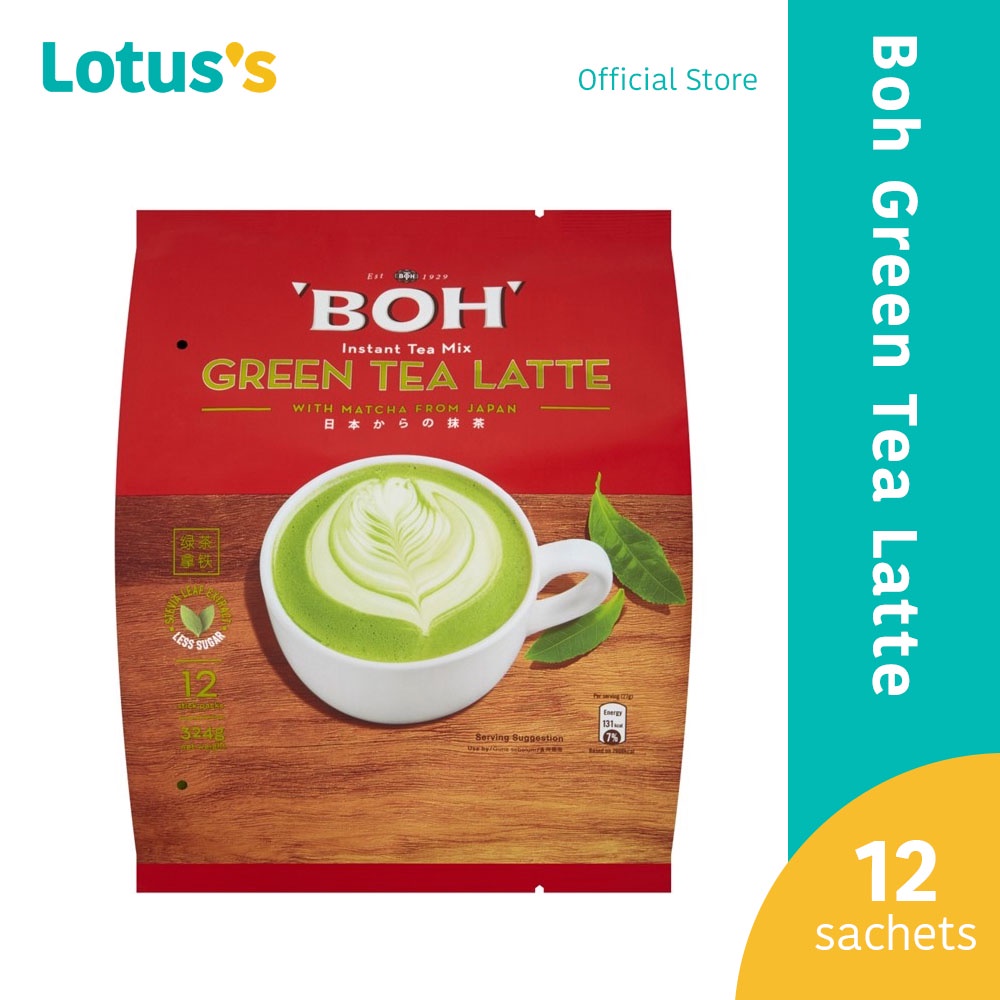 Boh Green Tea Latte 12Sx27G Shopee Malaysia