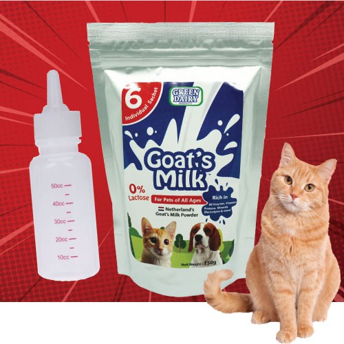 🇳🇱 Premium Netherland Goat Milk for Cat & Dog of All ages Kitten Puppy