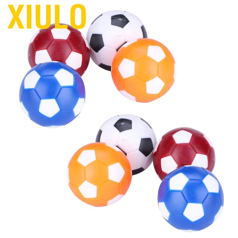 Xiulo 8pcs Mini Colorful Table Soccer Footballs Replacement Balls Tabletop Game Ball 36mm Shopee Malaysia