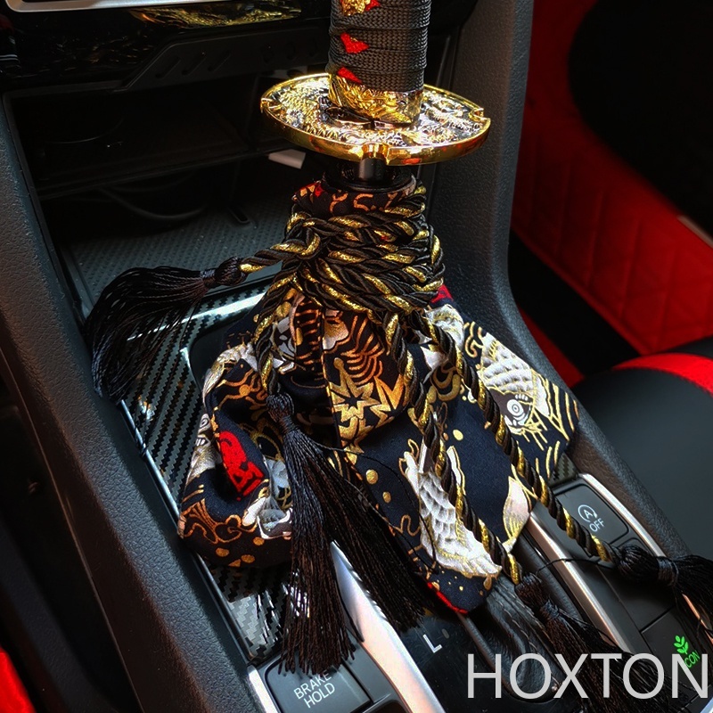 Versatile Premium High Quality Universal JDM Samurai Car Gear Shift Auto Manual Stick Shifter Knob Boot Cover Must - Image 3