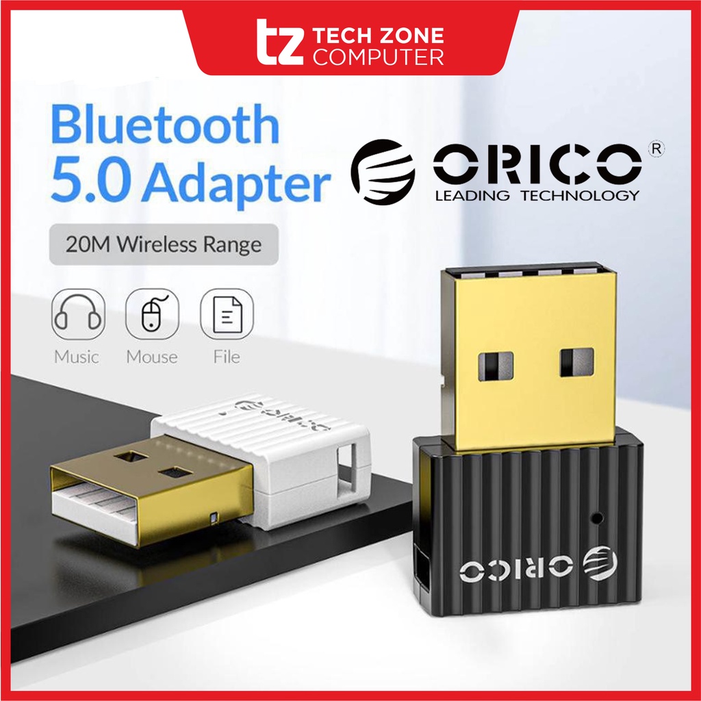 ORICO BTA508 Wireless USB Bluetooth 5.0 Dongle Adapter (Black / White