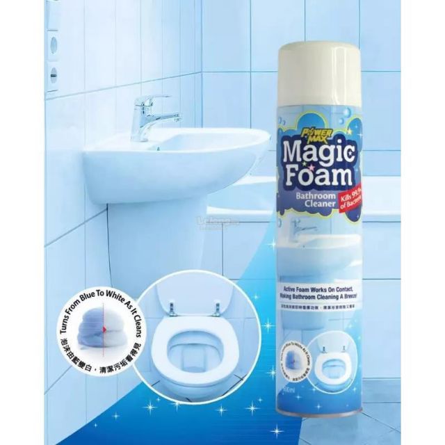 Cosway PowerMax Magic Foam Bathroom Cleaner 600ml Shopee Malaysia