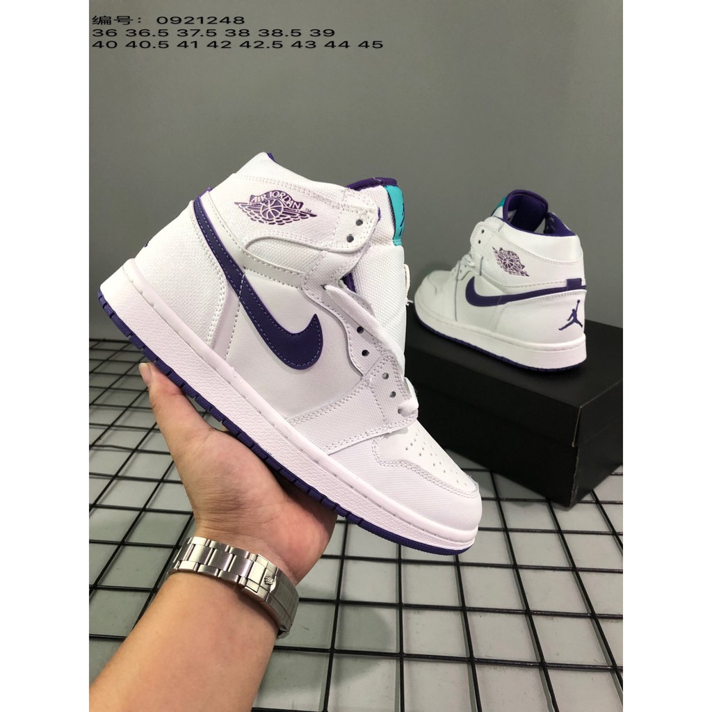 nike air jordan white high tops