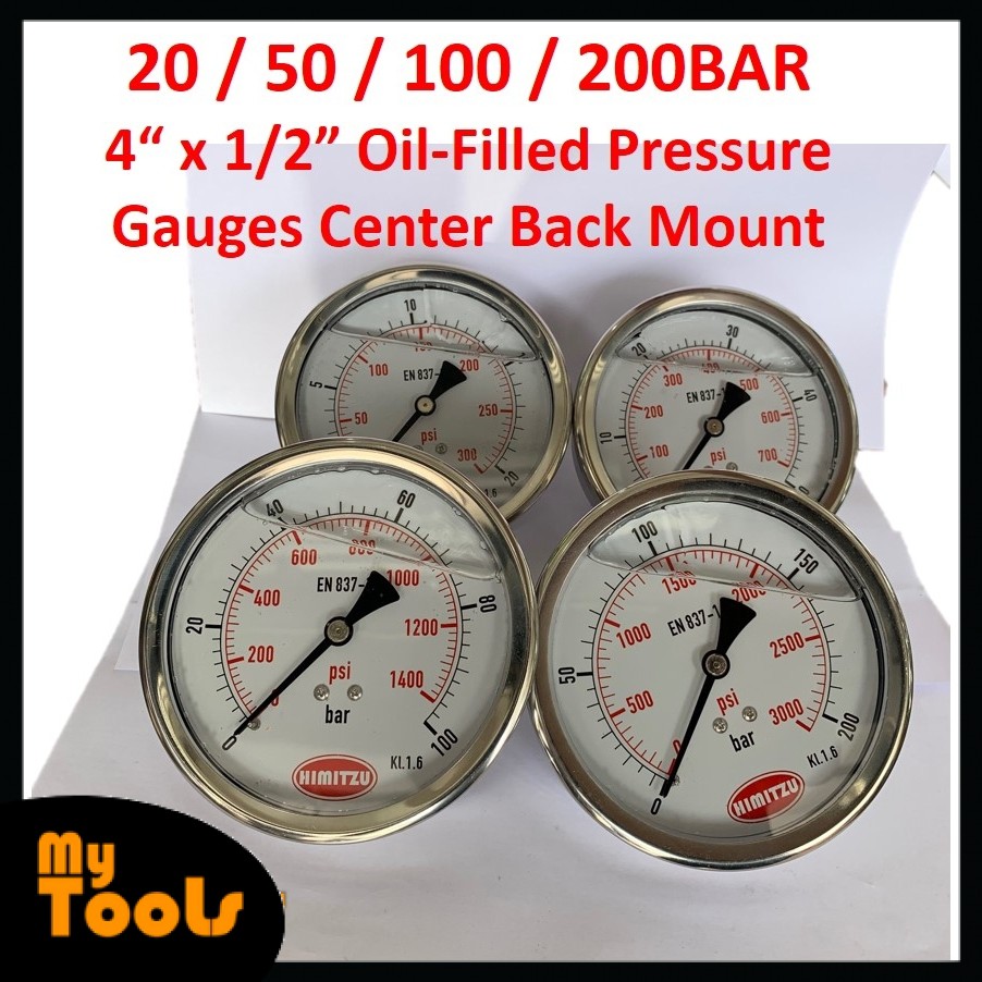 oil filled air pressure gauge