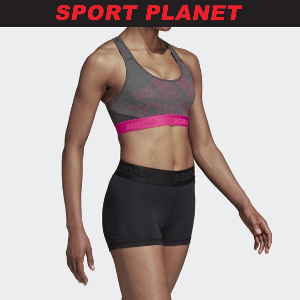 Adidas Women's AlphaSkin Racerback Medium-Support Sports Bra Size Small