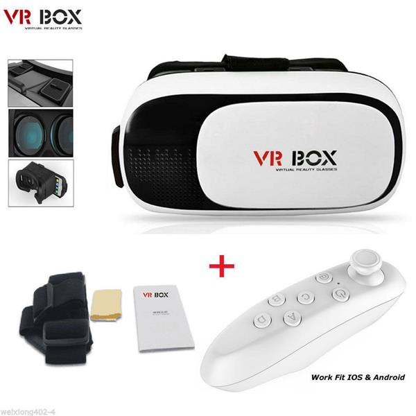 VR BOX Virtual Reality Movies Games 3D with Controller for Smart Phone