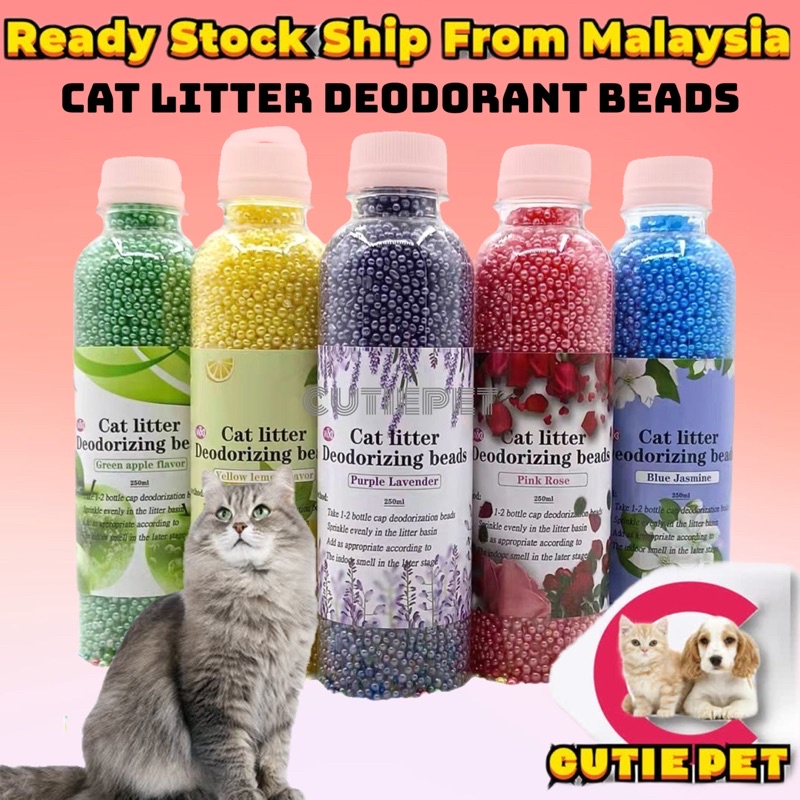Cat Litter Deodorant Beads Activated Charcoal Absorbs Tight Odor Cat