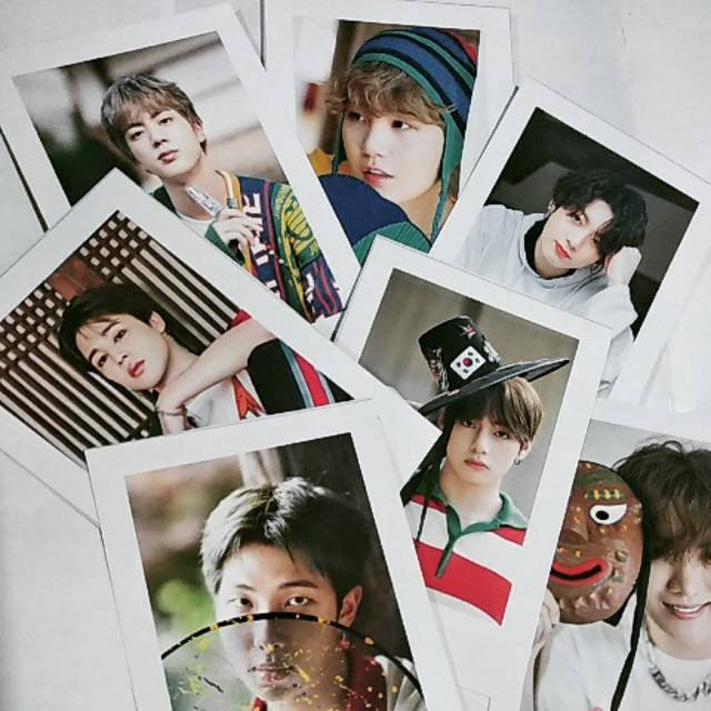 Bts Summer Package 19 Photoshoot Polaroid Shopee Malaysia