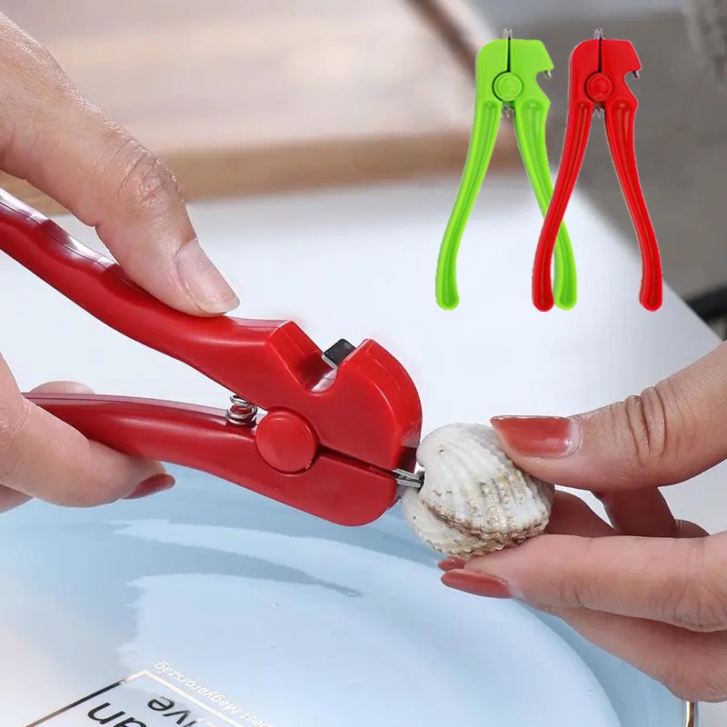 Multifunctional Stainless Steel Clam Shell Opener Seafood Clamp Shellfish Opening Tools