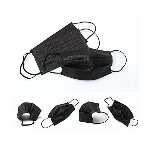 black surgical mask black surgical mask