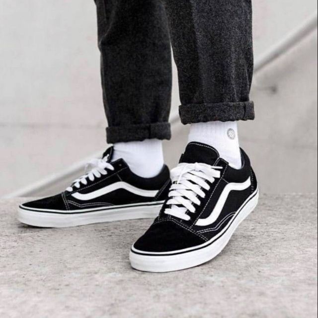 old skool black and white