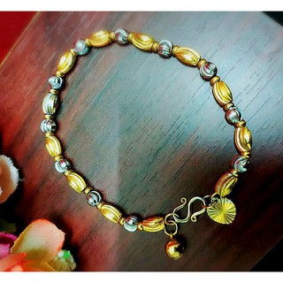 Ori Emas  Korea 24K Gold Plated Gelang Tangan 2 warna  