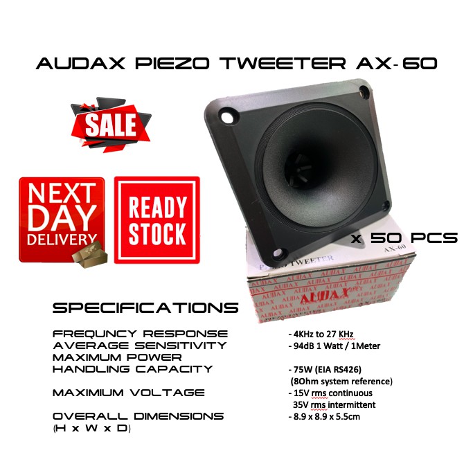 speaker tweeter audax