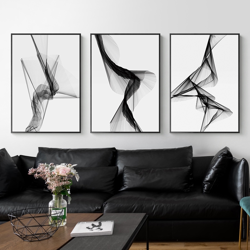 simple black and white abstract designs