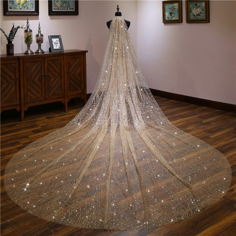 extra long wedding veils