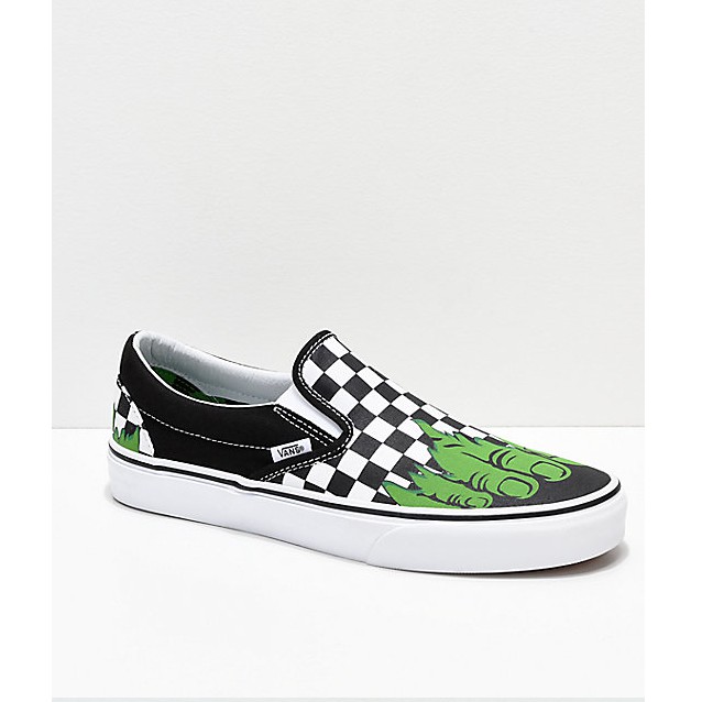 marvel vans slip on