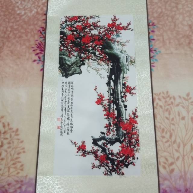 Souvenir Painting Hanging silk printing By China Hongkong Taiwan