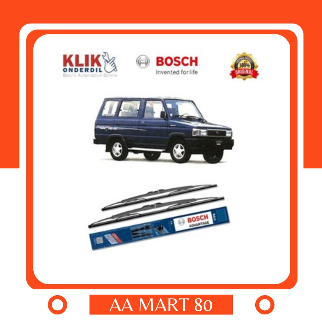 Bosch Pair Of Toyota Kijang Car Wiper 20002004 Advantage 18 & 18