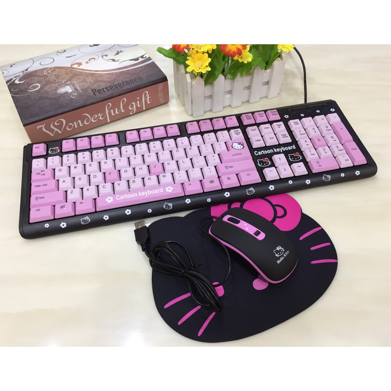 Hello Kitty Usb Cartoon Desktop Laptop Office Pink Waterproof