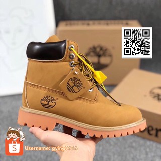 yellow leather timberland boots