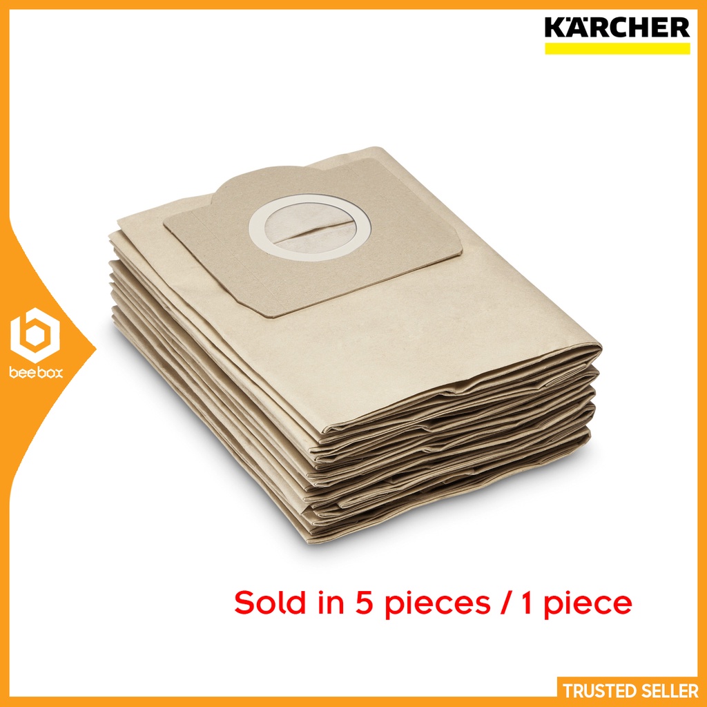 Genuine Karcher 6.959-130.0 Paper filter bags 5pcs 