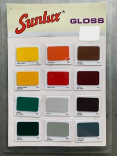 1 Liter SUNLUX Gloss Paint  Glossy Wood Or Metal Paint  