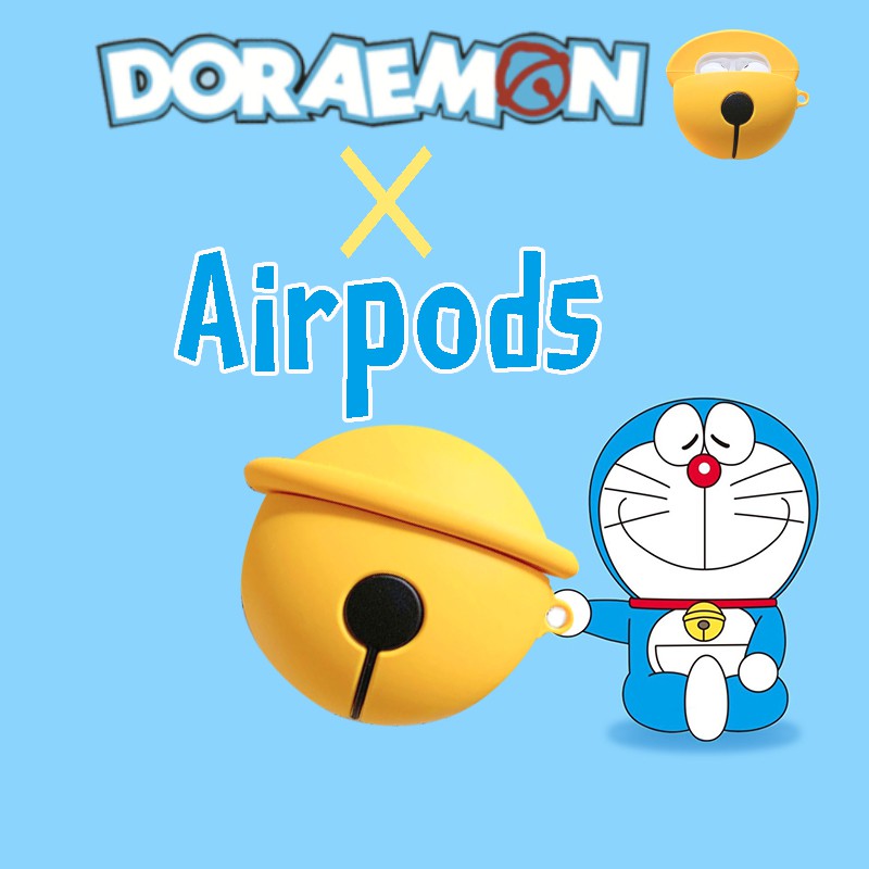 Doraemon Bell Airpods 1 Airpods 2 Apple Bluetooth Headset Set Shopee Malaysia