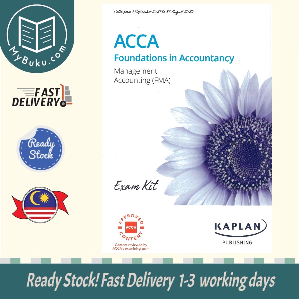 Featured image of [MyBuku.com] ACCA Management Accounting (FMA) Exam Kit  (Valid Till Aug 2022) - Kaplan - 9781787408838 - Kaplan Publishi