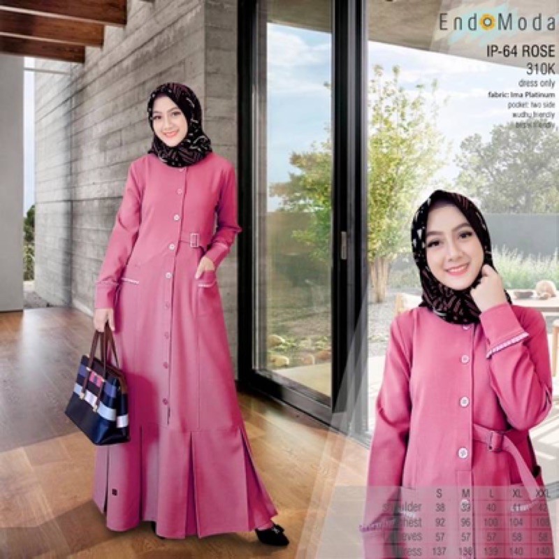 The Best Elegant Gamis Endomoda Gamis Shopee Malaysia