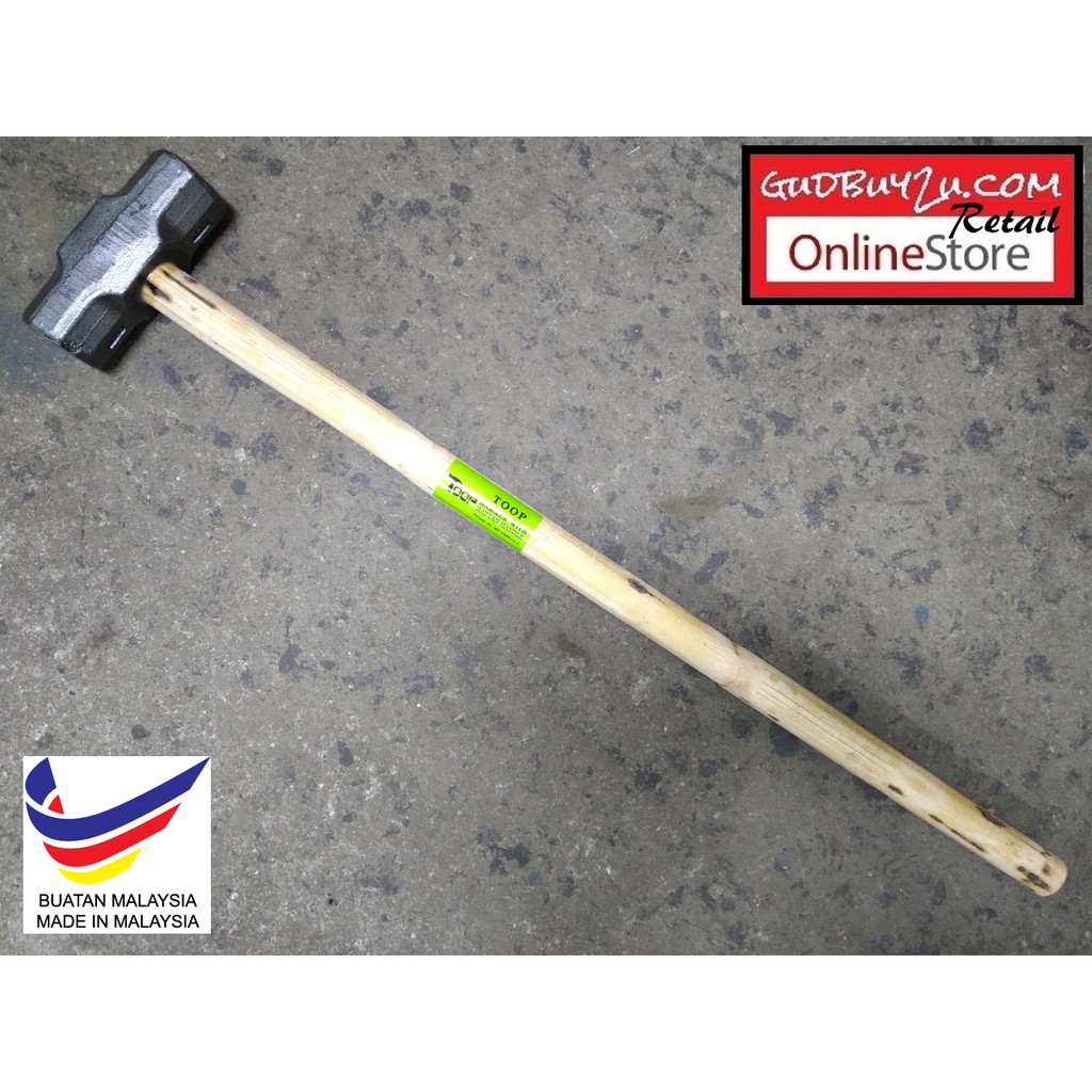 10LB HUNTER / TOOP PREMIUM QUALITY HEAVY DUTY SMASHING SLEDGE HAMMER ...