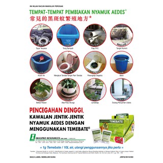 TEMEBATE / DENGGI / DENGUE / MOSQUITO LARVICIDES / UBAT 