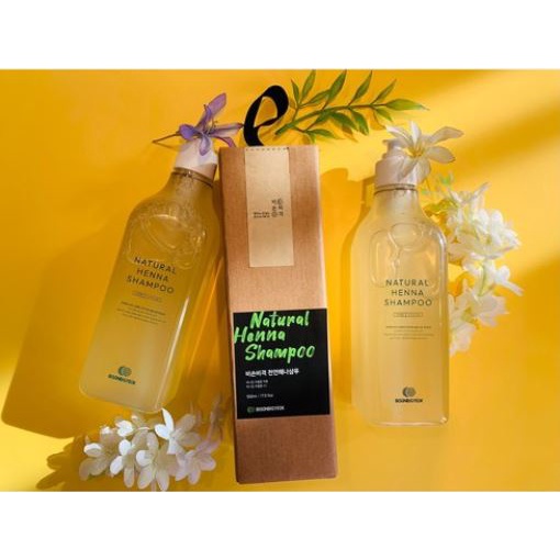 bisonnon-striking natural henna shampoo plant-derived natural