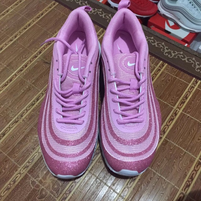 glitter air max 97 pink