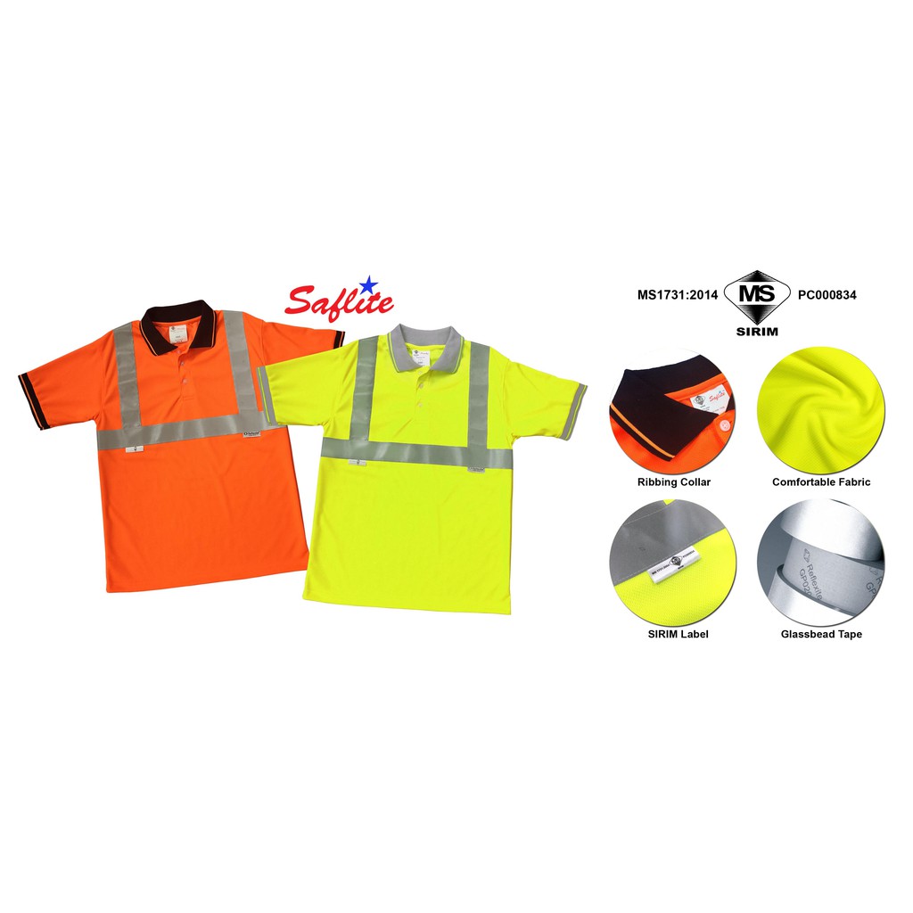 HIGH VISIBILITY T-SHIRT / SAFETY SHIRT 