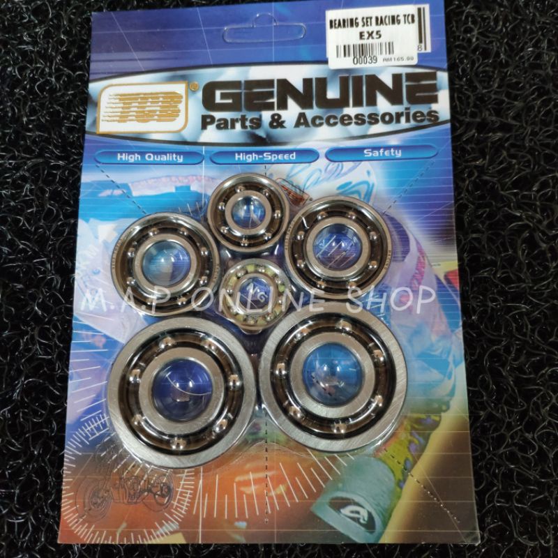 Honda Ex5 hipower Bearing Racing Fiber Highquality 100 Original TCB Shopee Malaysia