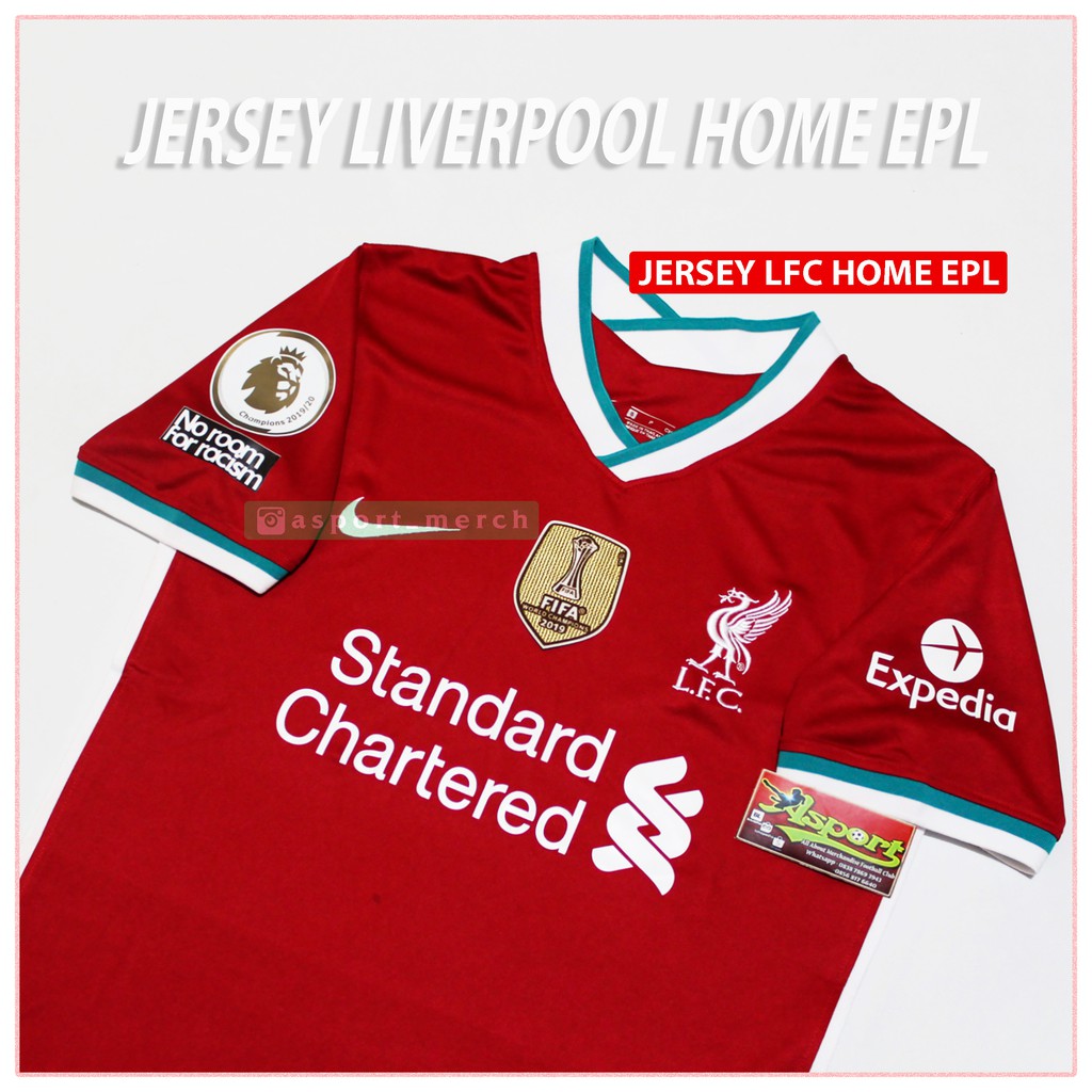 liverpool epl jersey