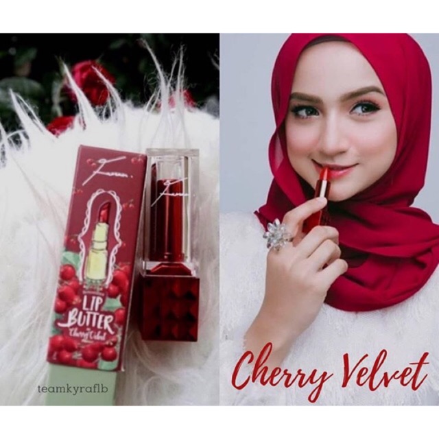 Fara lip butter in Cherry Velvet