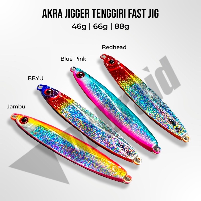 Akra Jig / Akra Jigger Tenggiri Fast Jig 46g 66g 88g | Shopee Malaysia