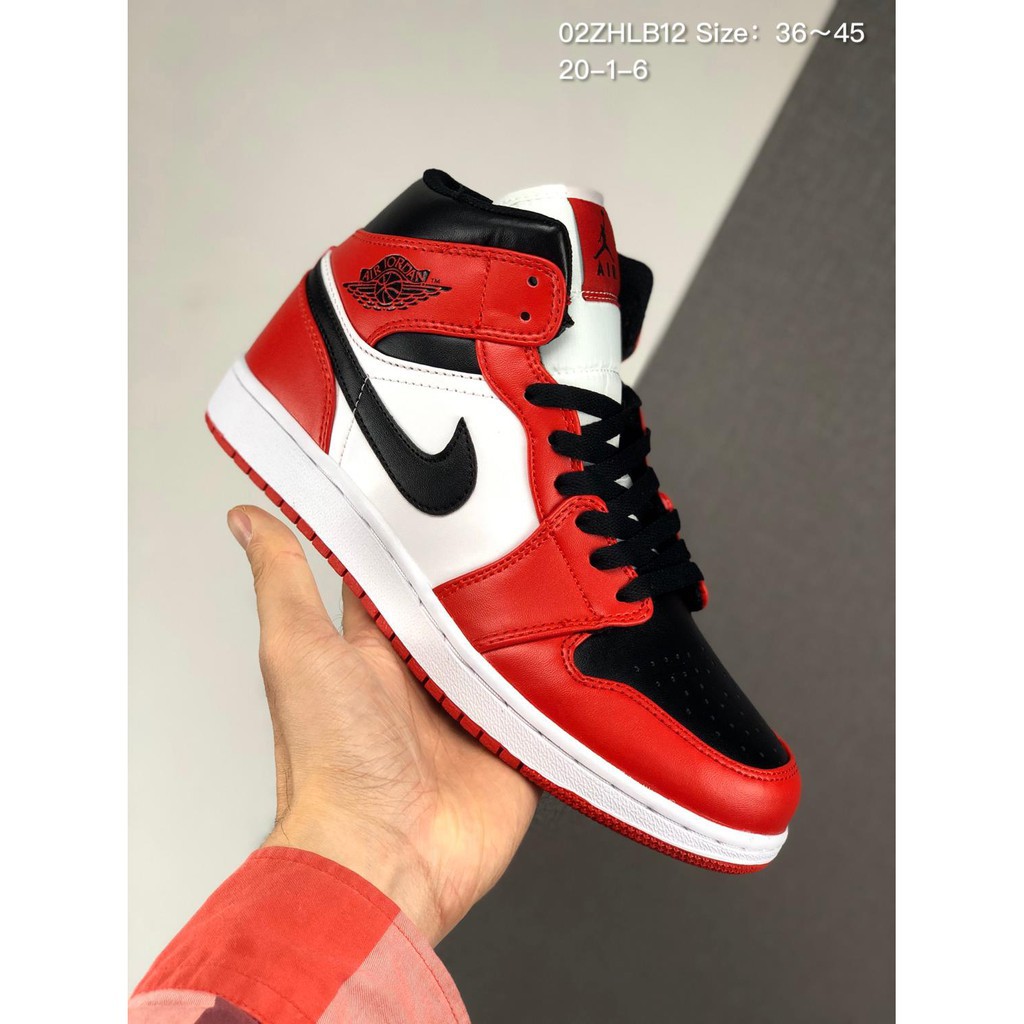 100% Origina new Jordan aj1 Nike Air Jordan 1 MID AJ1 basketball shoes new  color! 02ZHLB12 Size: 36 ～ 45 | Shopee Malaysia